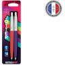 Набор ручек PARKER JOTTER ORIGINALS BALLPOINT PENS 80'S RETRO WAVE, RED + PURPLE 2186314