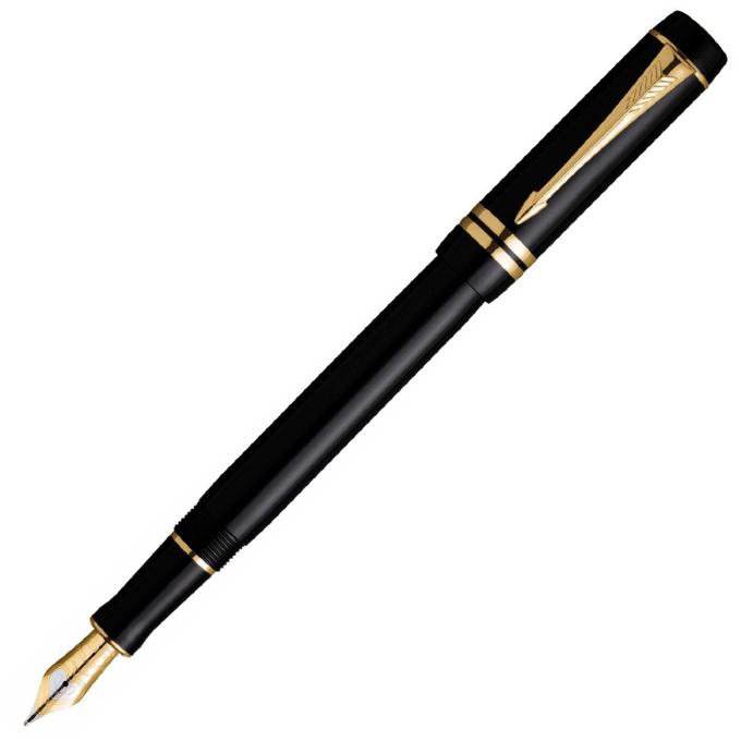 Перьевая ручка PARKER DUOFOLD F74 INTERNATIONAL BLACK GT F S0690410